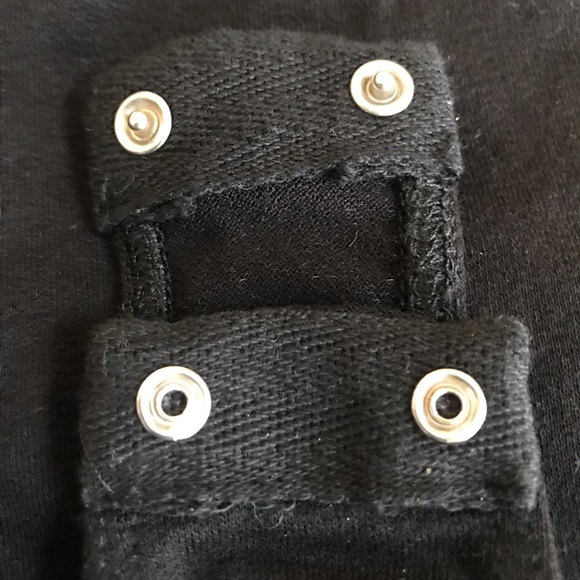 Bodysuit Plunging Neck Line & Gold Buttons - Picture 7 of 9